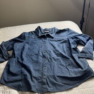 Quacker Factory Denim Shirt